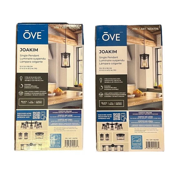 Ove Decors Ove decor Joakim Single Pendant 2PACK - Picture 2 of 5
